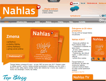 Tablet Screenshot of nahlas.sk